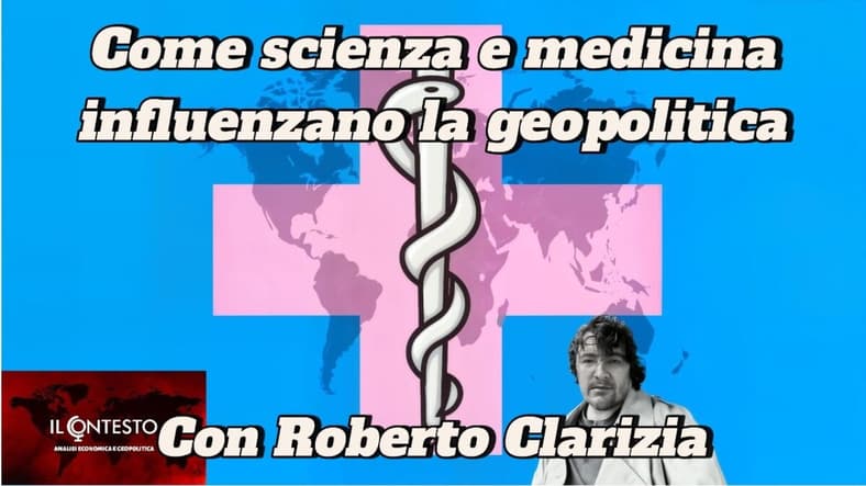 L’uscita degli Stati Uniti dall’Organizzazione Mondiale della Sanità Un caduceo su una croce rosa su una mappa del mondo, con testo italiano sulla medicina e sull'Organizzazione Mondiale della Sanità.